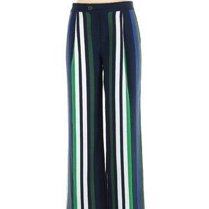 Banana Republic navy & green stripe dress pants,  size 6S